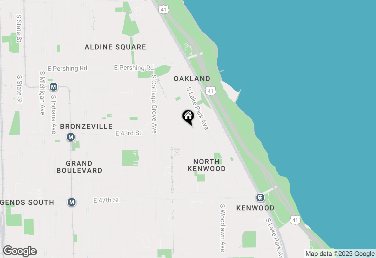 Map of 4226 S Ellis Avenue #2S, Chicago, IL 60653