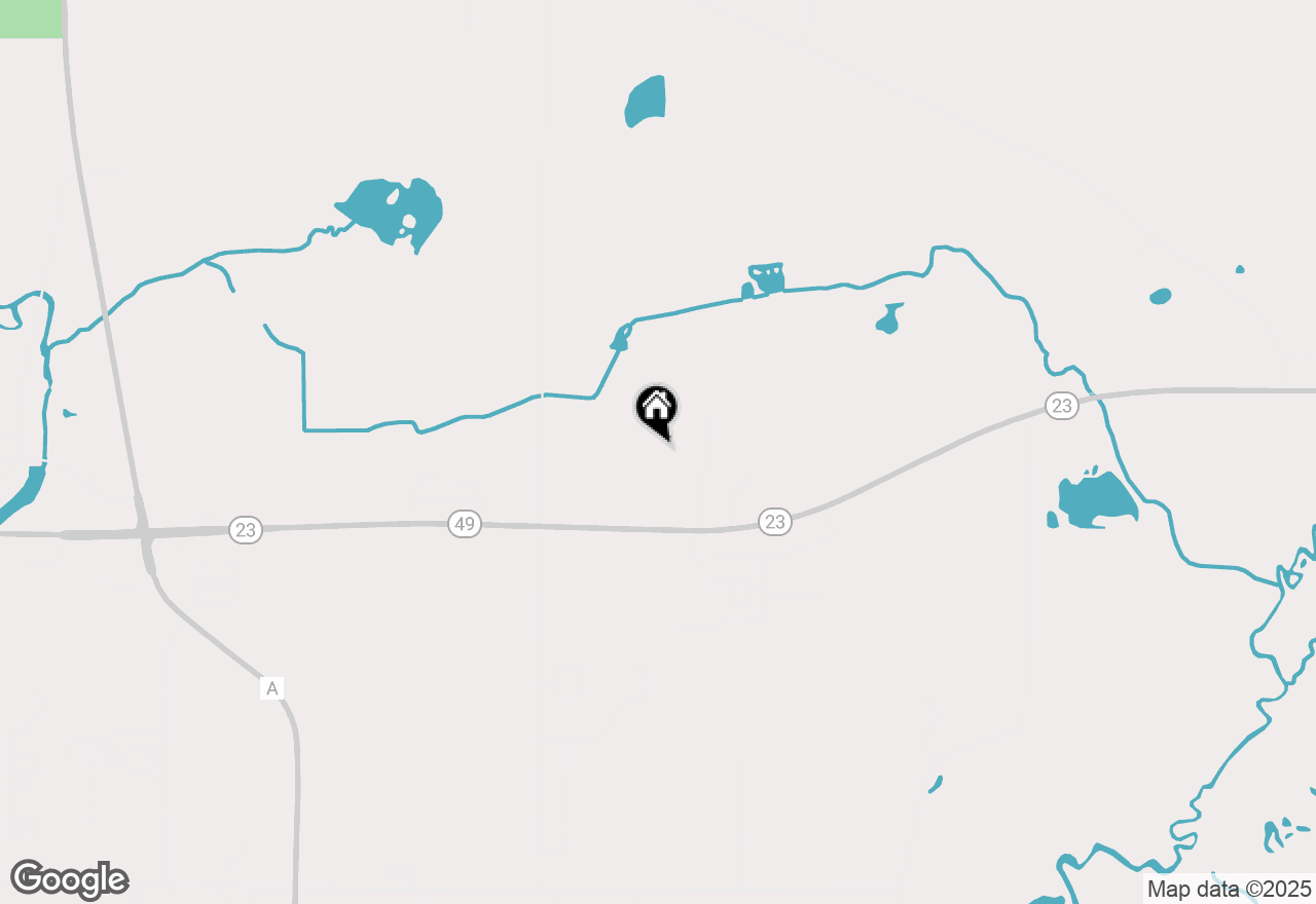 Map of W806 Highway 23/49, Green Lake, WI 54941