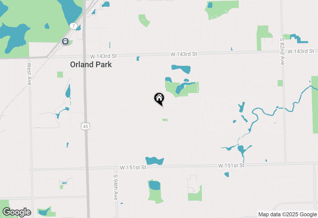 Map of 9048 W 147th Street, Orland Park, IL 60462