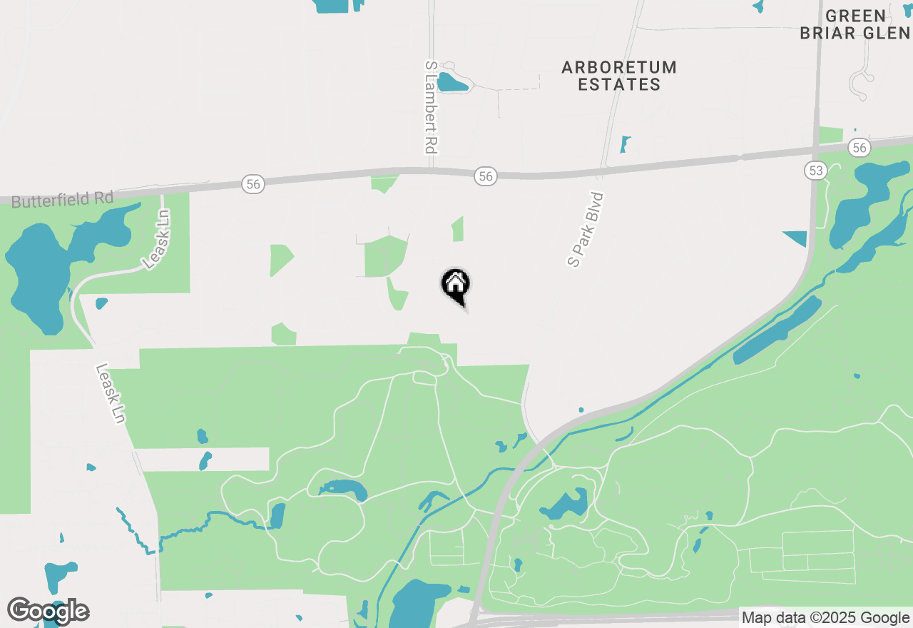 Map of 23W134 Mulberry Lane, Glen Ellyn, IL 60137