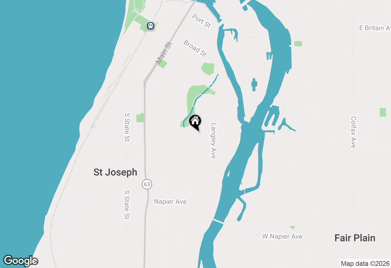 Map of 1301 Lewis Avenue, St Joseph, MI 49085