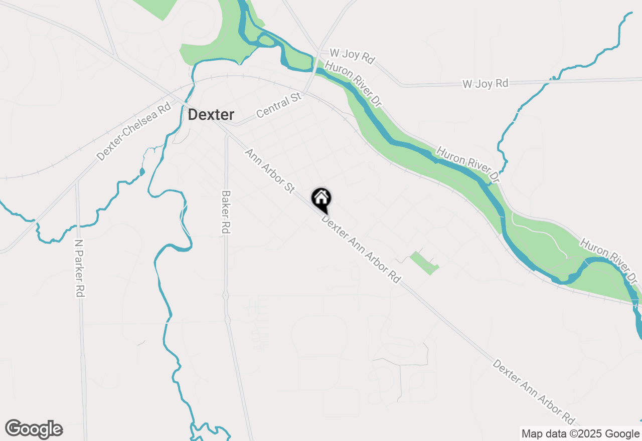 Map of 7435 Dexter Ann Arbor Road, Dexter, MI 48130