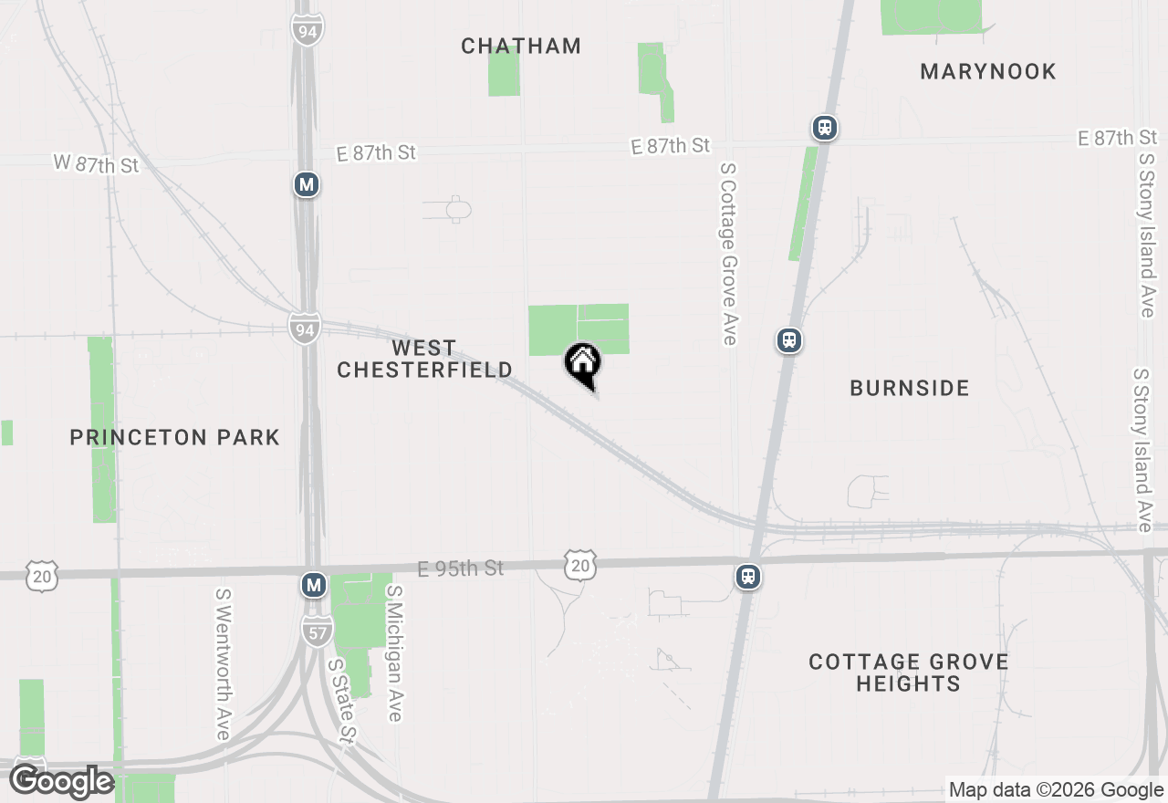 Map of 500 E 92nd Street, Chicago, IL 60619