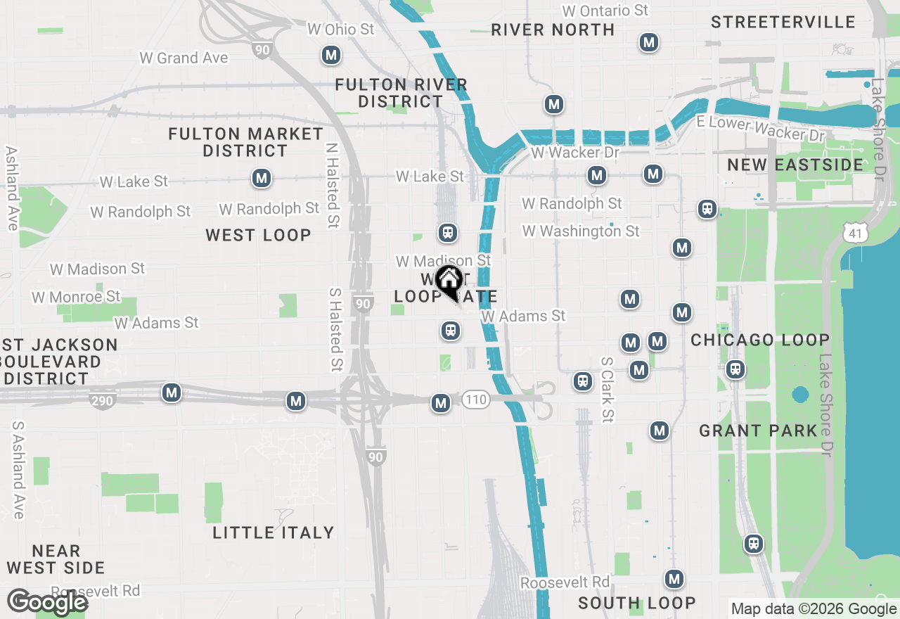 Map of 130 S Canal Street #510, Chicago, IL 60606