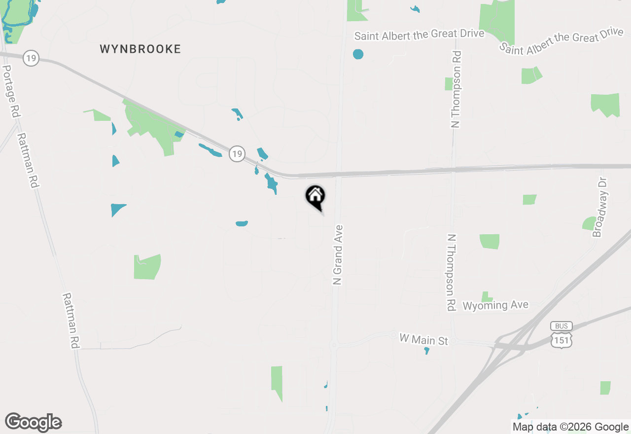 Map of 404 Bella Way, Sun Prairie, WI 53590