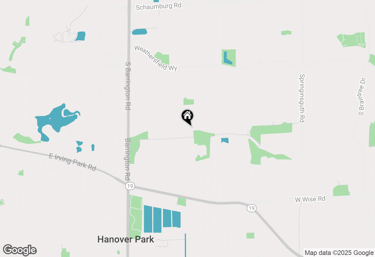Map of 7826 Kensington Lane, Hanover Park, IL 60133