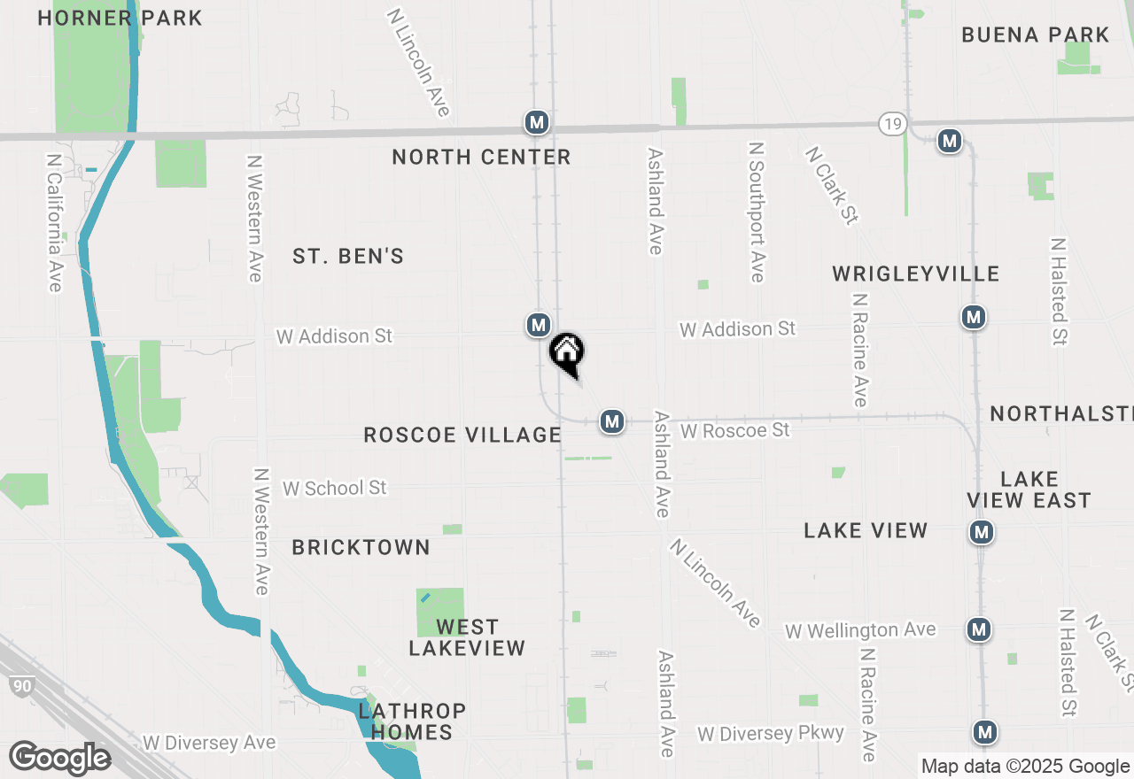 Map of 1755 W Cornelia Avenue #2, Chicago, IL 60657