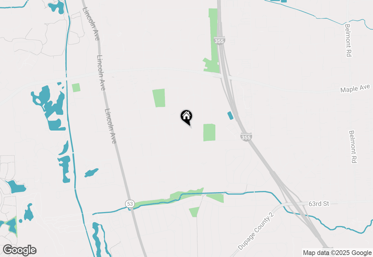 Map of 5809 Clover Drive, Lisle, IL 60532