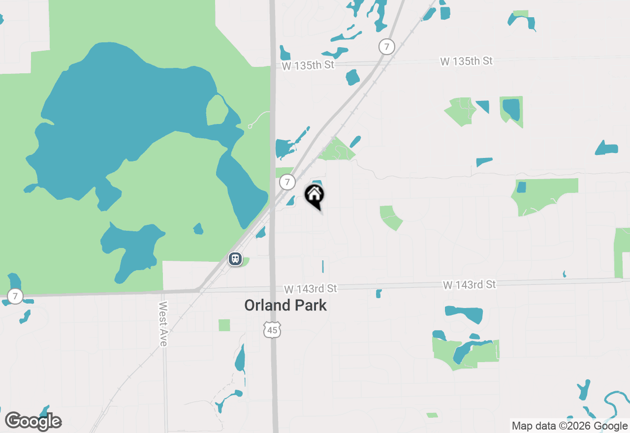 Map of 14003 John Humphrey Drive, Orland Park, IL 60462