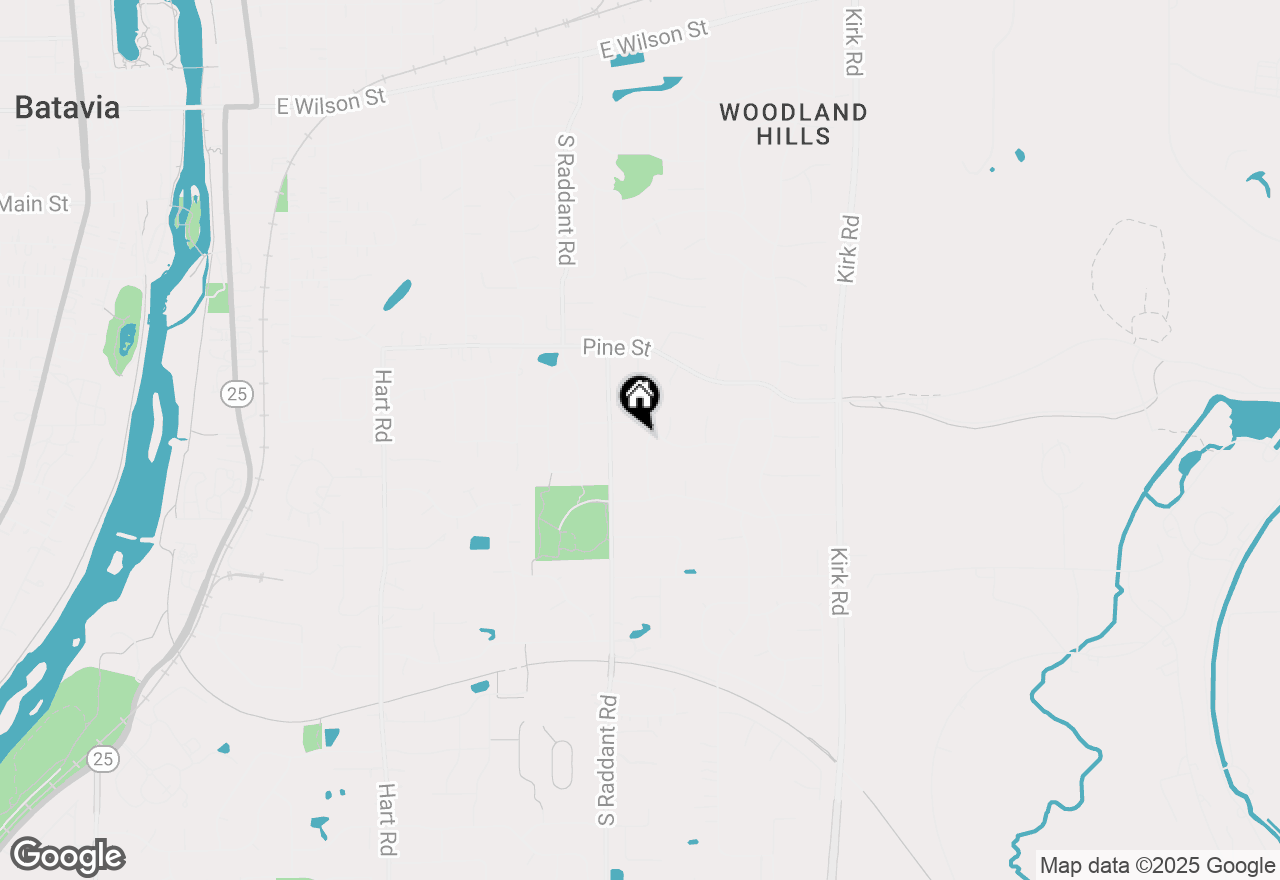 Map of 1017 Willow Lane, Batavia, IL 60510