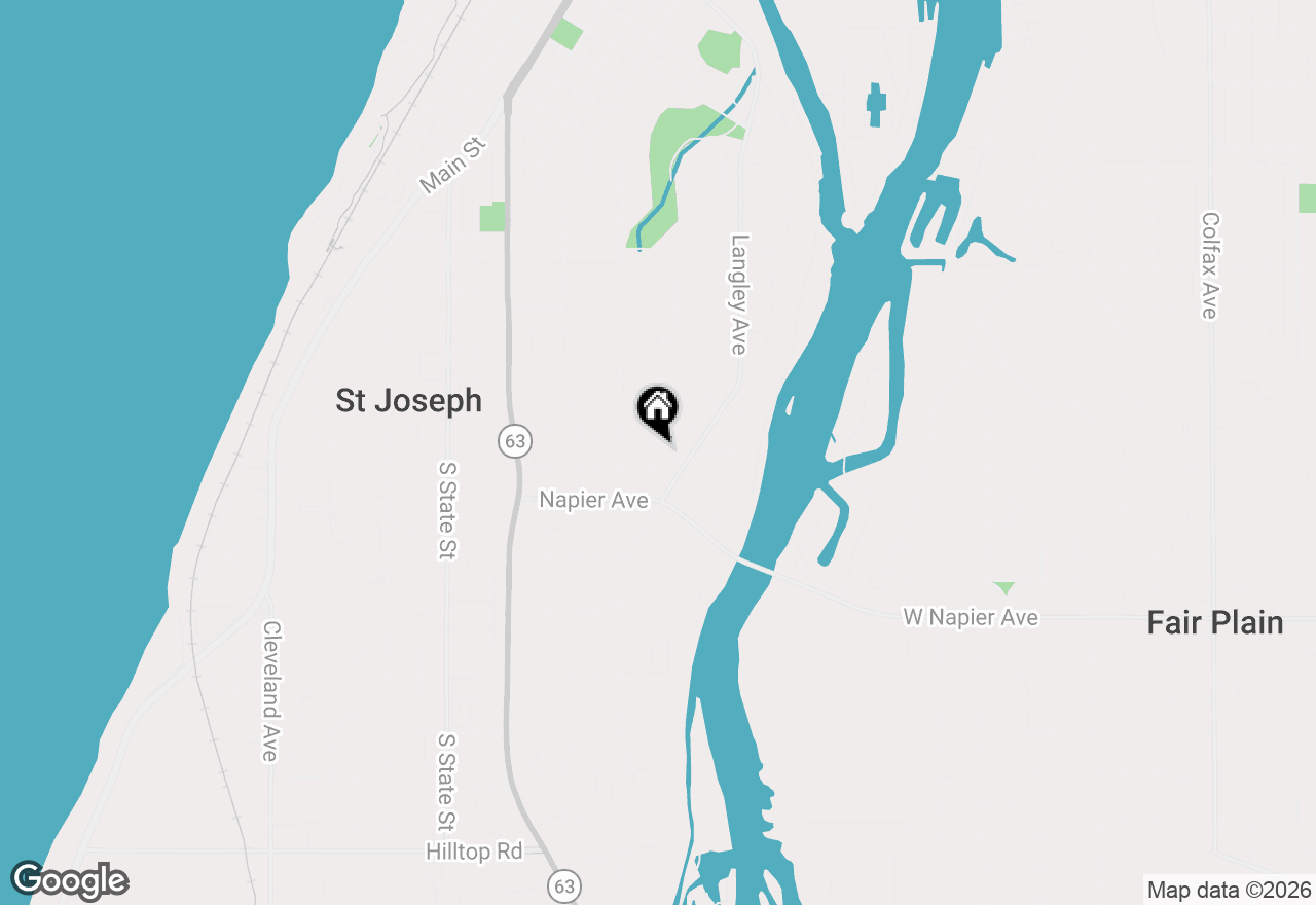 Map of 2311 Bryan Street, St. Joseph, MI 49085