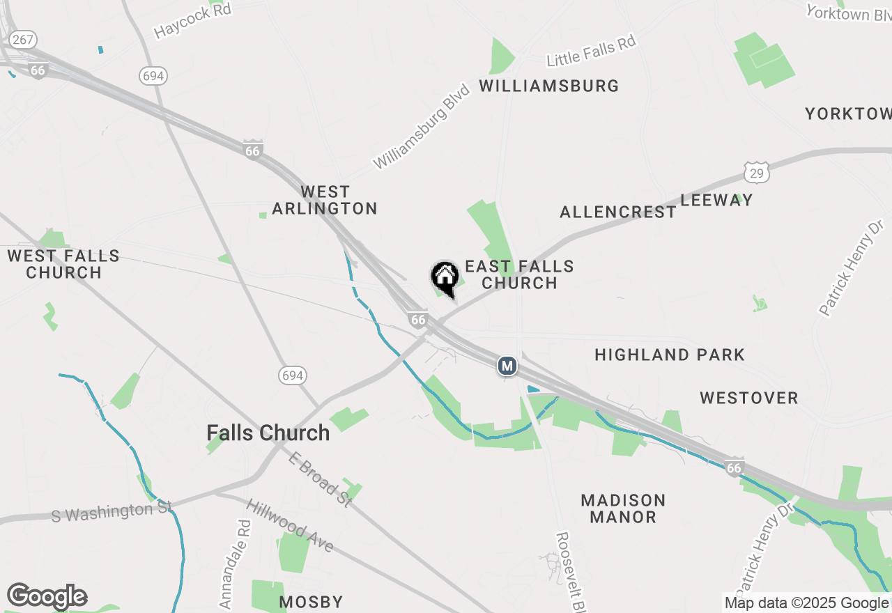 Map of 2330 N Van Buren Court, Arlington, VA 22205