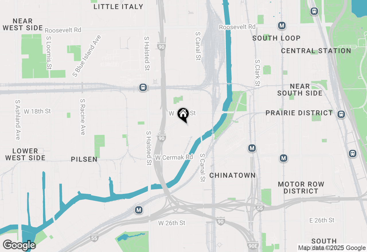 Map of 1921 S Jefferson Street #1, Chicago, IL 60616