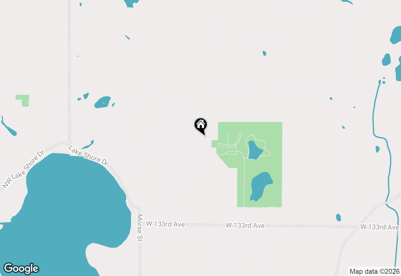 Map of 12827 Wheeler Street, Cedar Lake, IN 46303