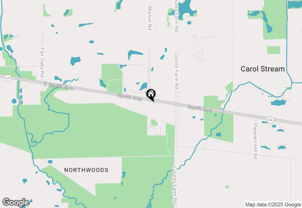 Map of 27W371 North Avenue, West Chicago, IL 60185