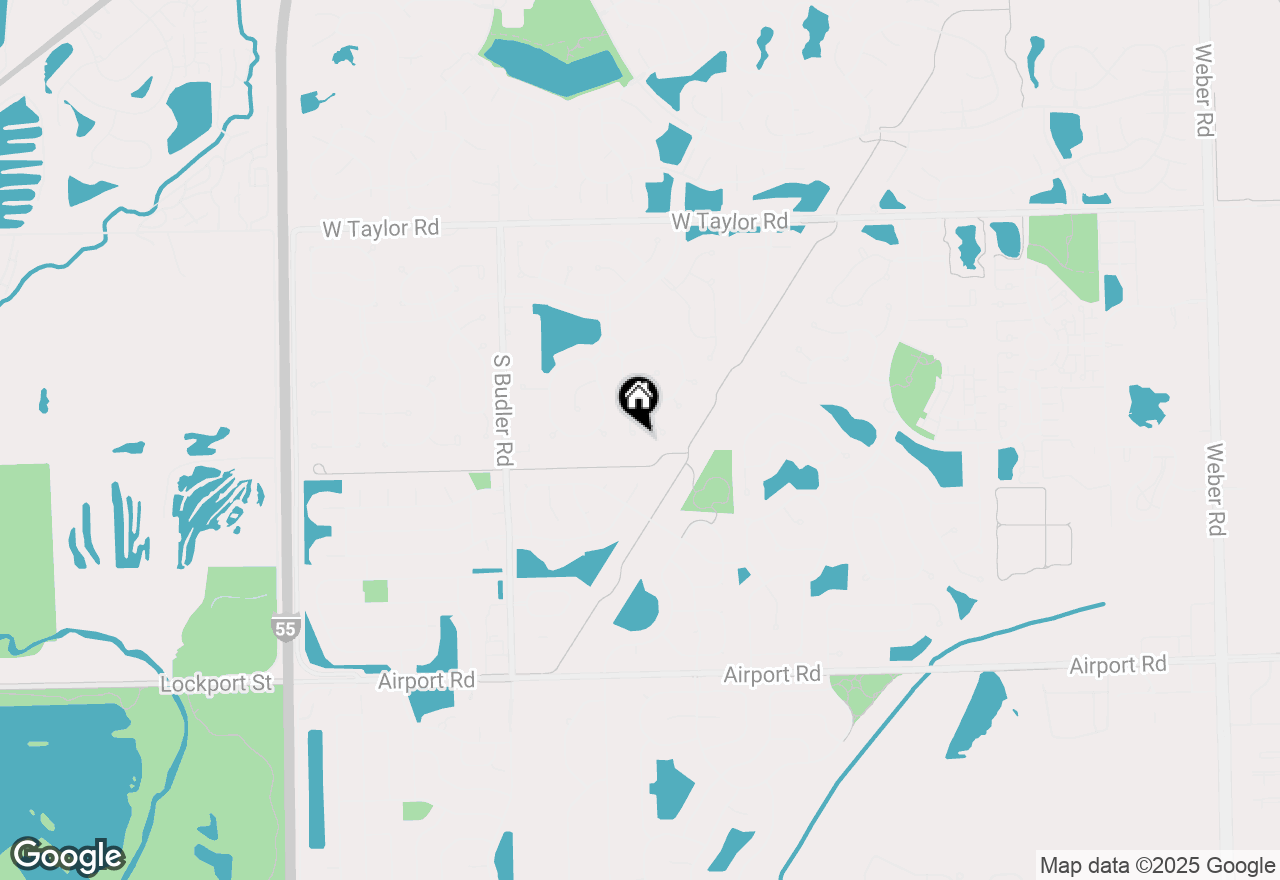 Map of 195 Cherrywood Court, Romeoville, IL 60446