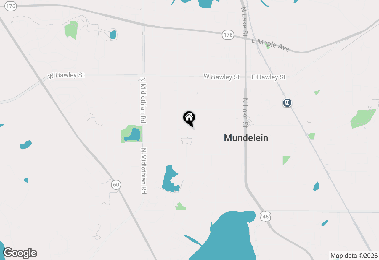 Map of 57 N Pershing Avenue, Mundelein, IL 60060