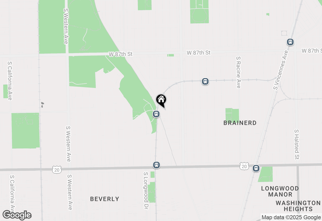 Map of 1735 W 91st Street #3, Chicago, IL 60620