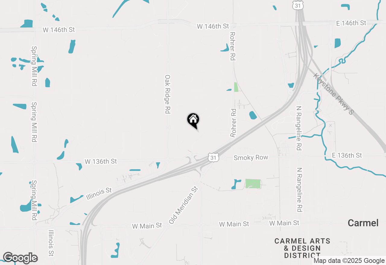 Map of 13709 Roswell Drive, Carmel, IN 46032