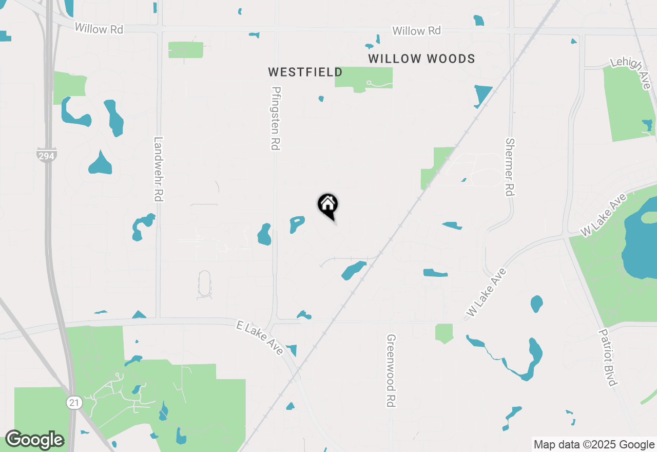 Map of 2118 Warrington Court, Glenview, IL 60026