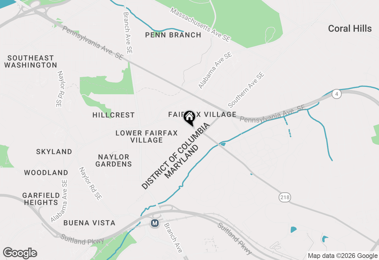 Map of 3811 Suitland Road Se, Washington, DC 20020