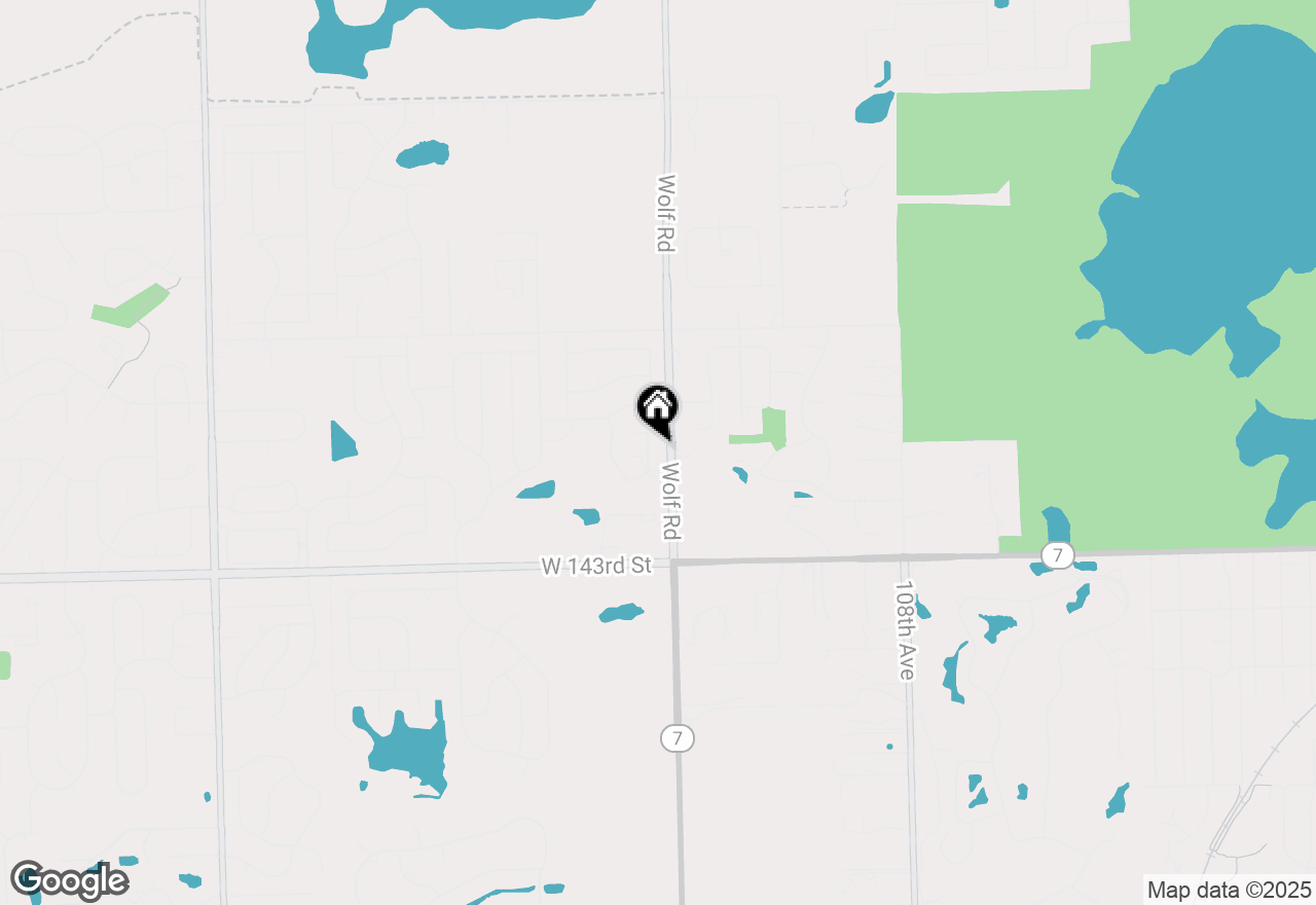 Map of 14031 Norwich Lane #301, Orland Park, IL 60467