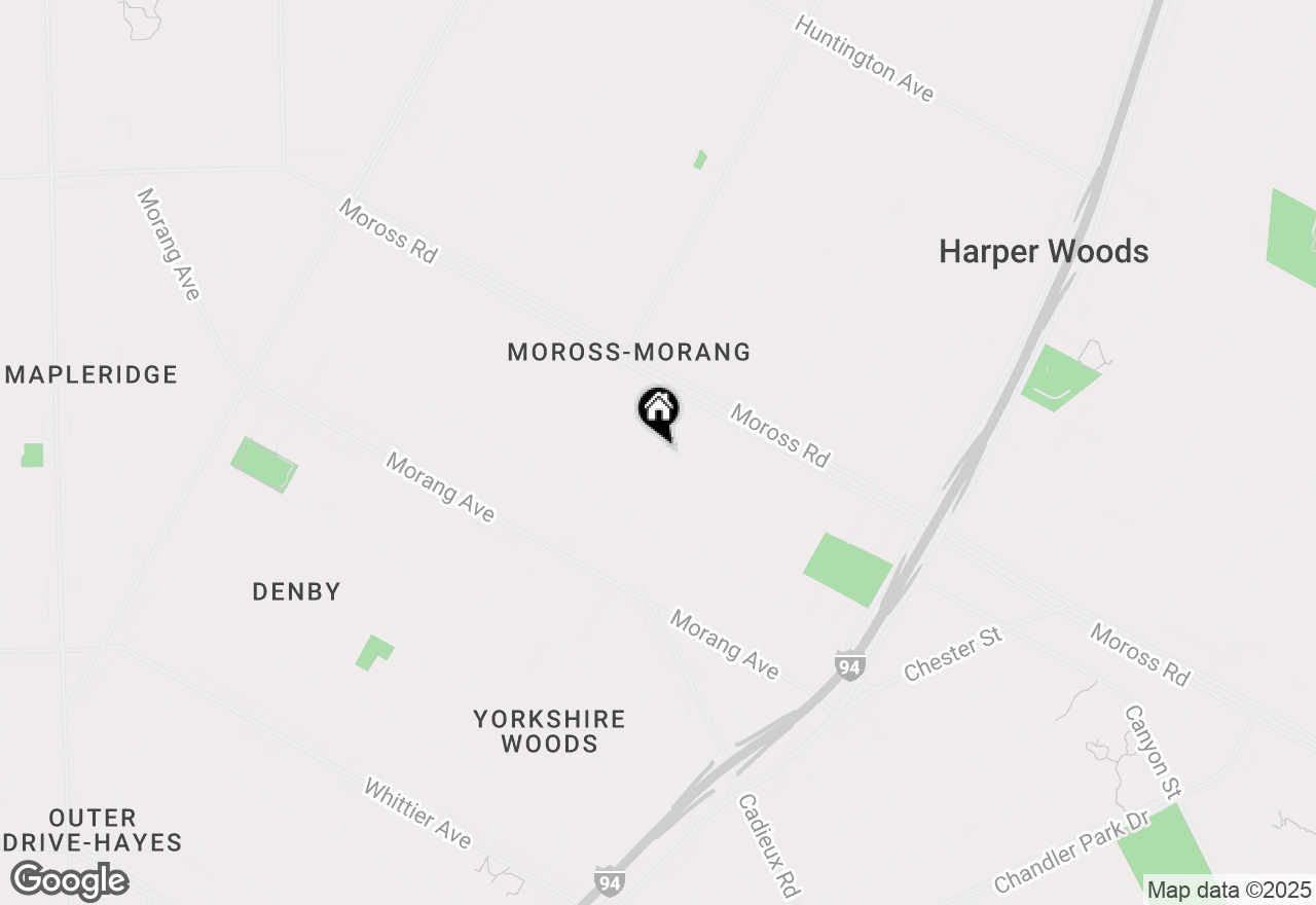 Map of 11451 Balfour Road, Detroit, MI 48224