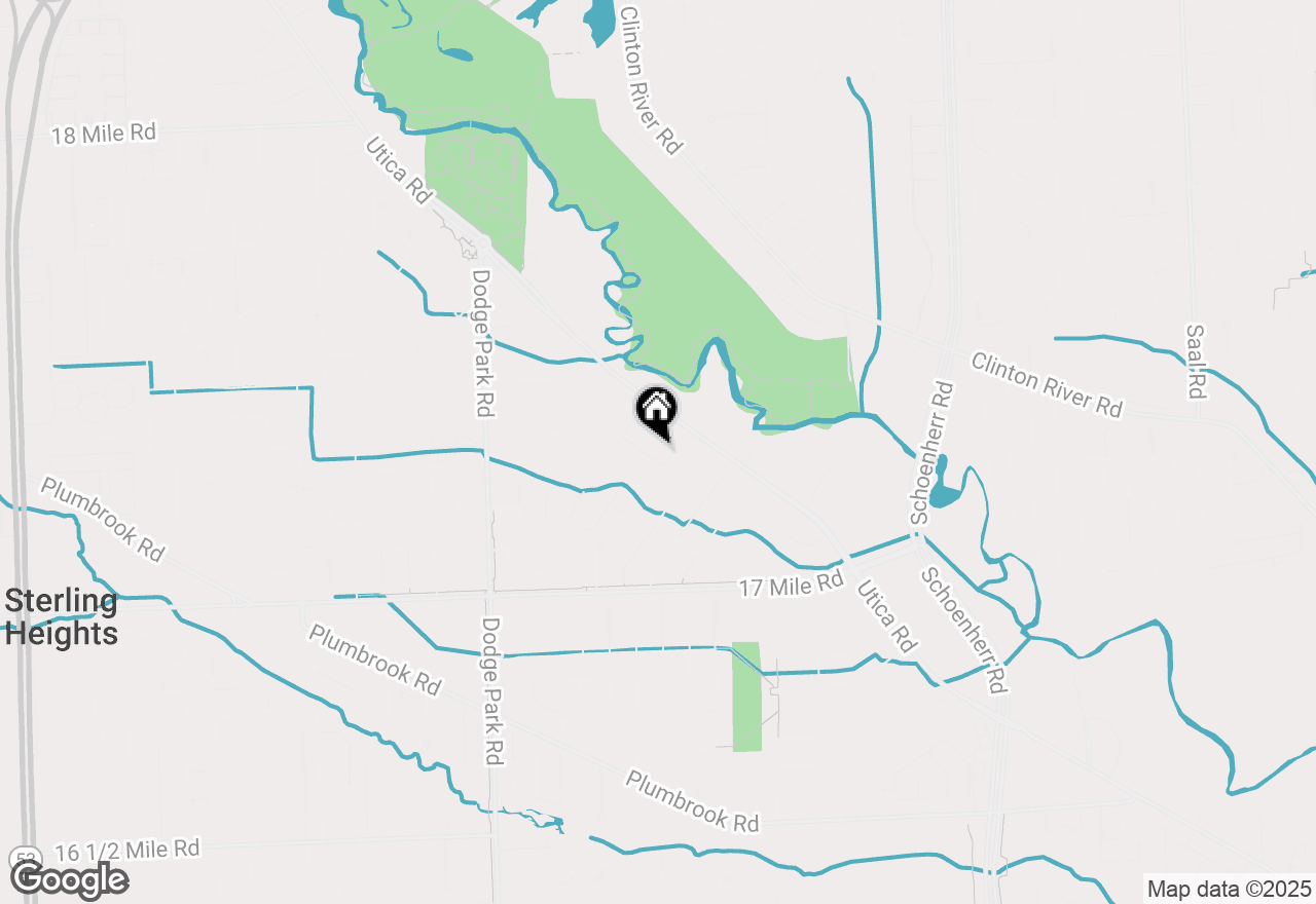 Map of 39634 Holiday Drive, Sterling Heights, MI 48313