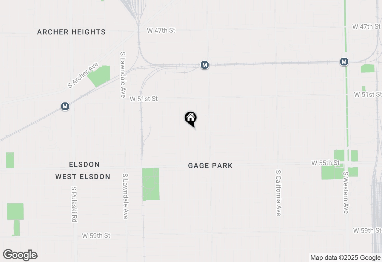 Map of 5258 S Spaulding Avenue, Chicago, IL 60632