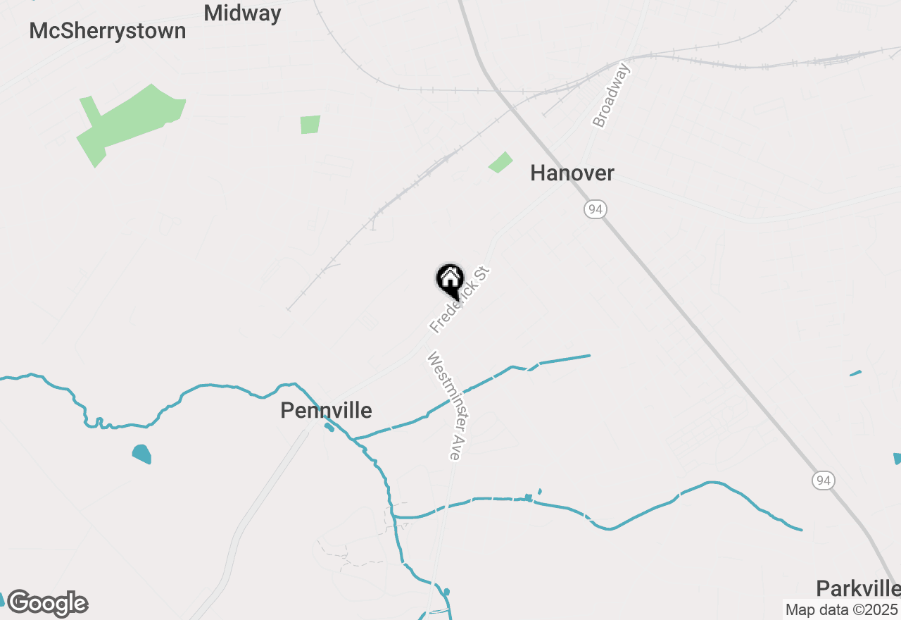 Map of 399 Frederick Street, Hanover, PA 17331