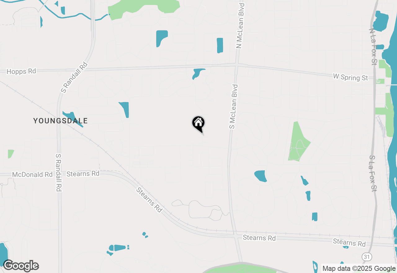 Map of 286 Kingsport Drive, South Elgin, IL 60177