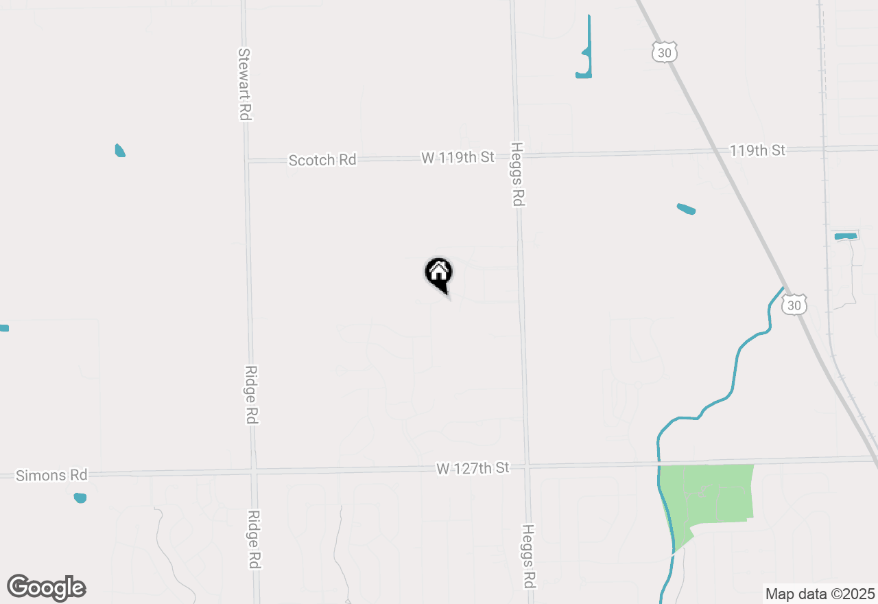 Map of 26310 W Baxter Drive, Plainfield, IL 60585