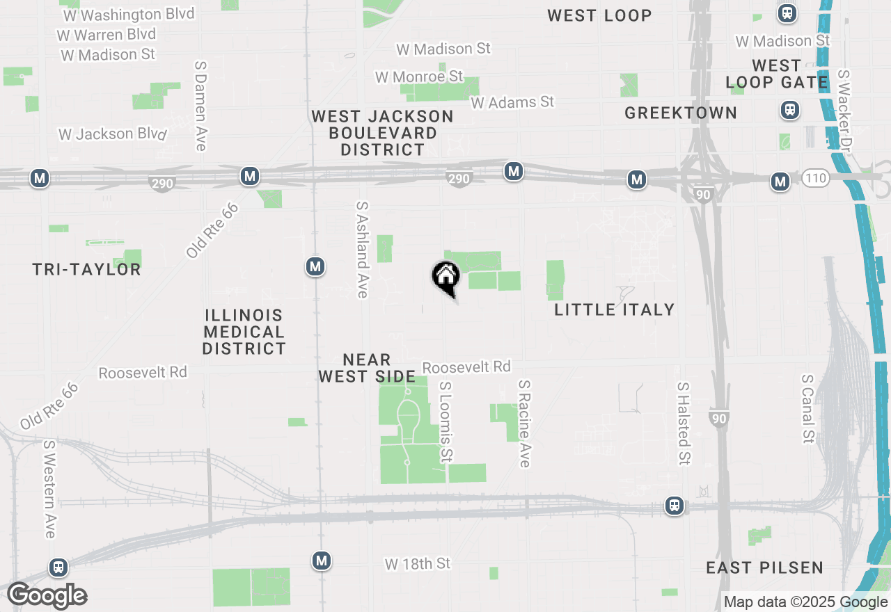 Map of 919-927 S Loomis Street, Chicago, IL 60607