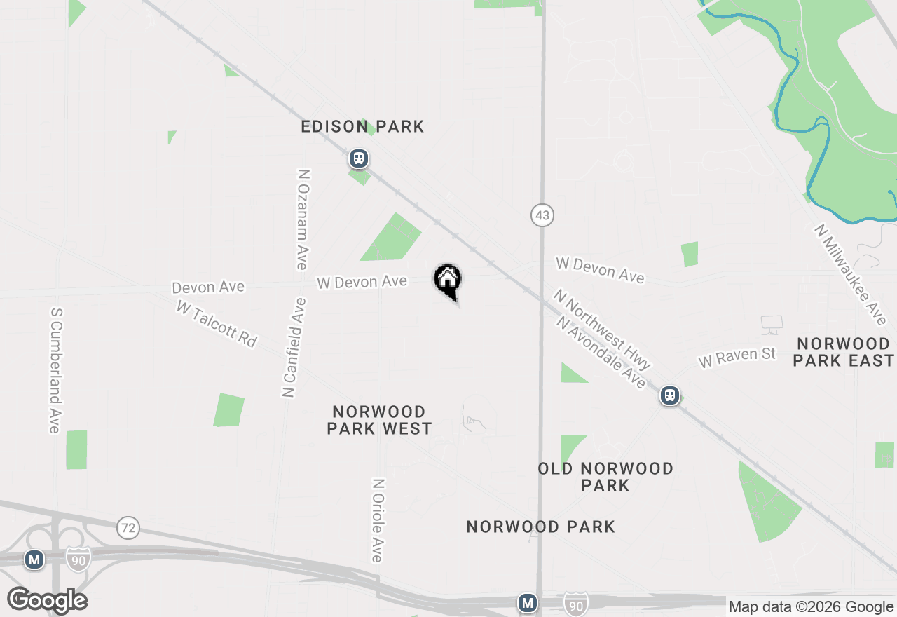 Map of 7416 W Palatine Avenue #CH, Chicago, IL 60631