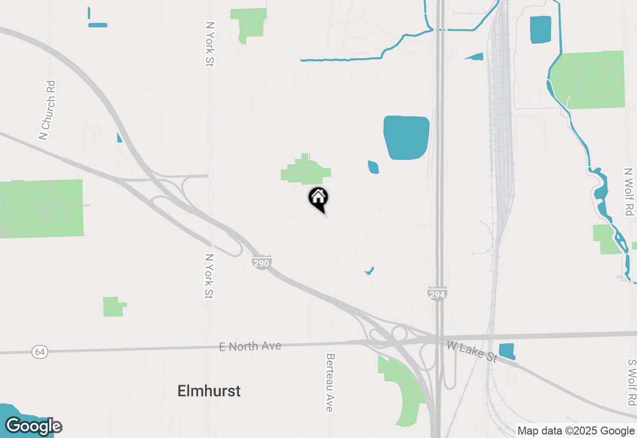 Map of 564 Adele Street, Elmhurst, IL 60126