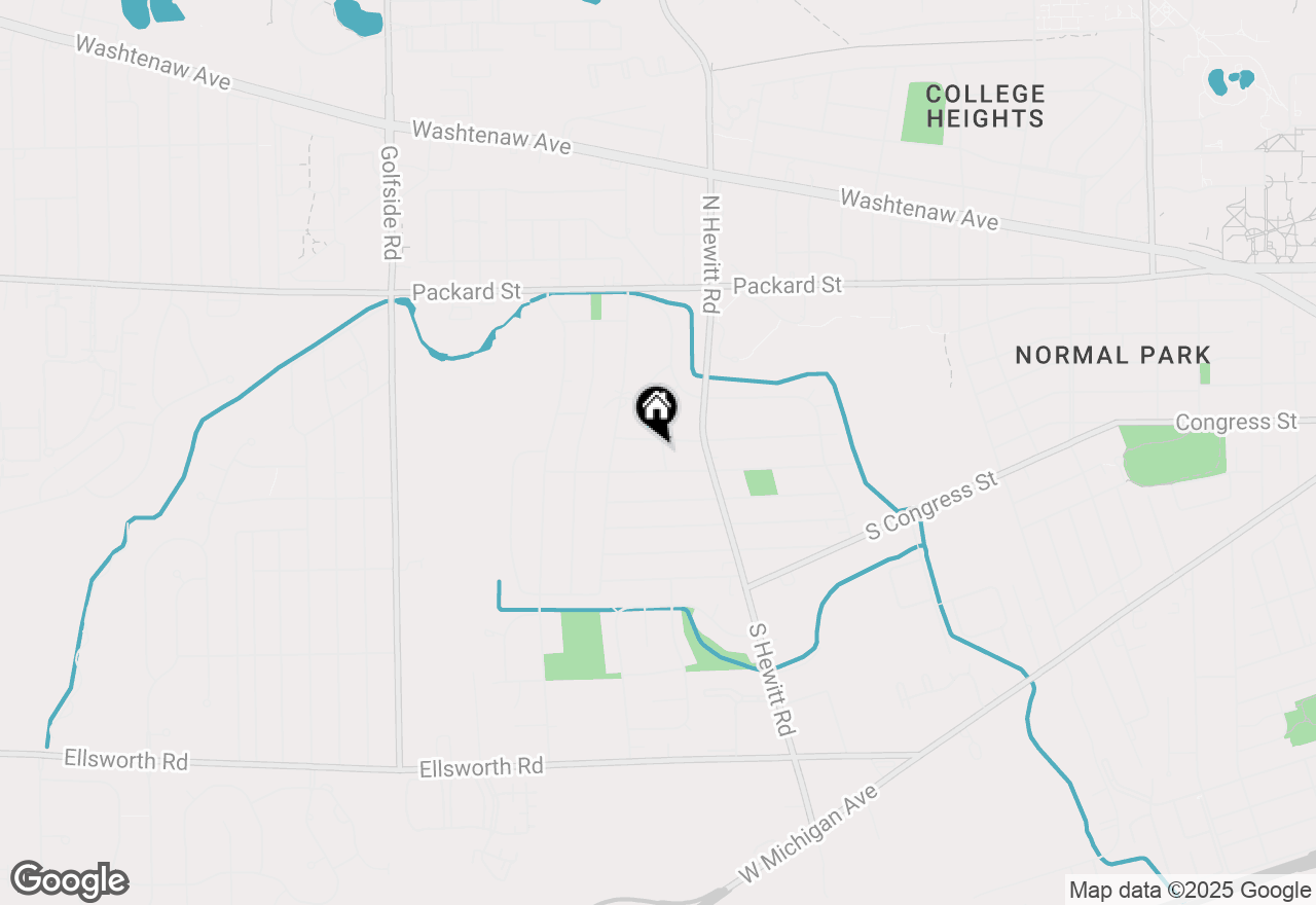 Map of 239 Elmhurst Avenue, Ypsilanti, MI 48197