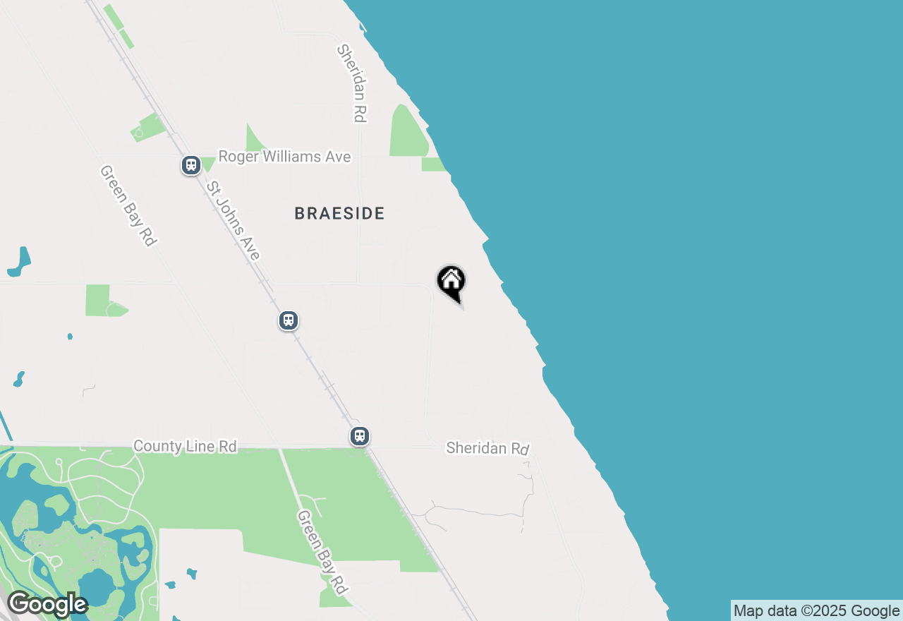 Map of 350 N Deere Park Drive W, Highland Park, IL 60035