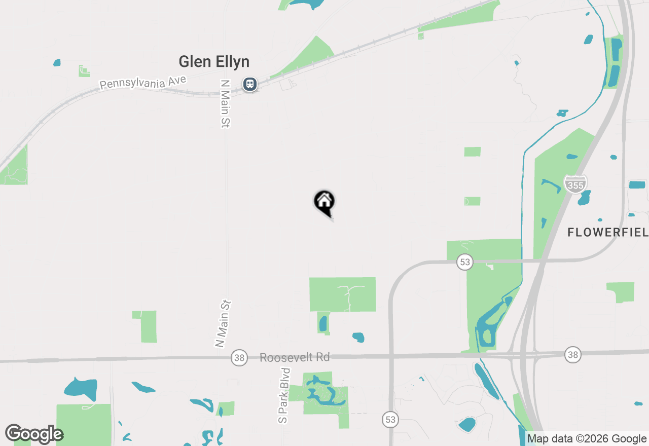Map of 690 Wingate Road, Glen Ellyn, IL 60137