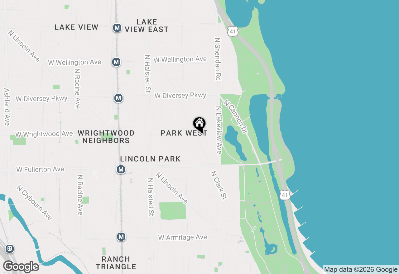 Map of 2525 N Clark Street, Chicago, IL 60614