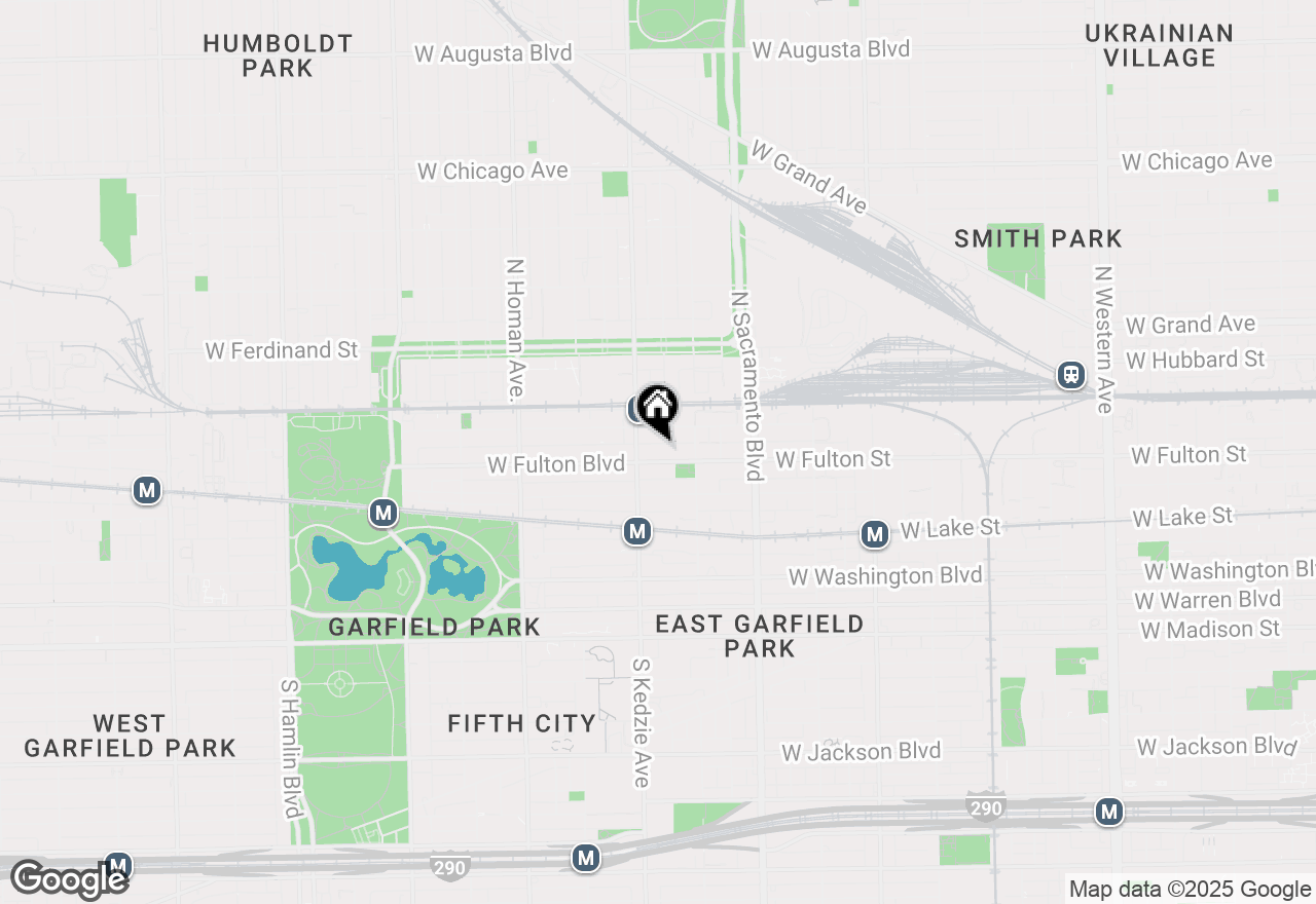 Map of 3140 W Fulton Street #3, Chicago, IL 60612