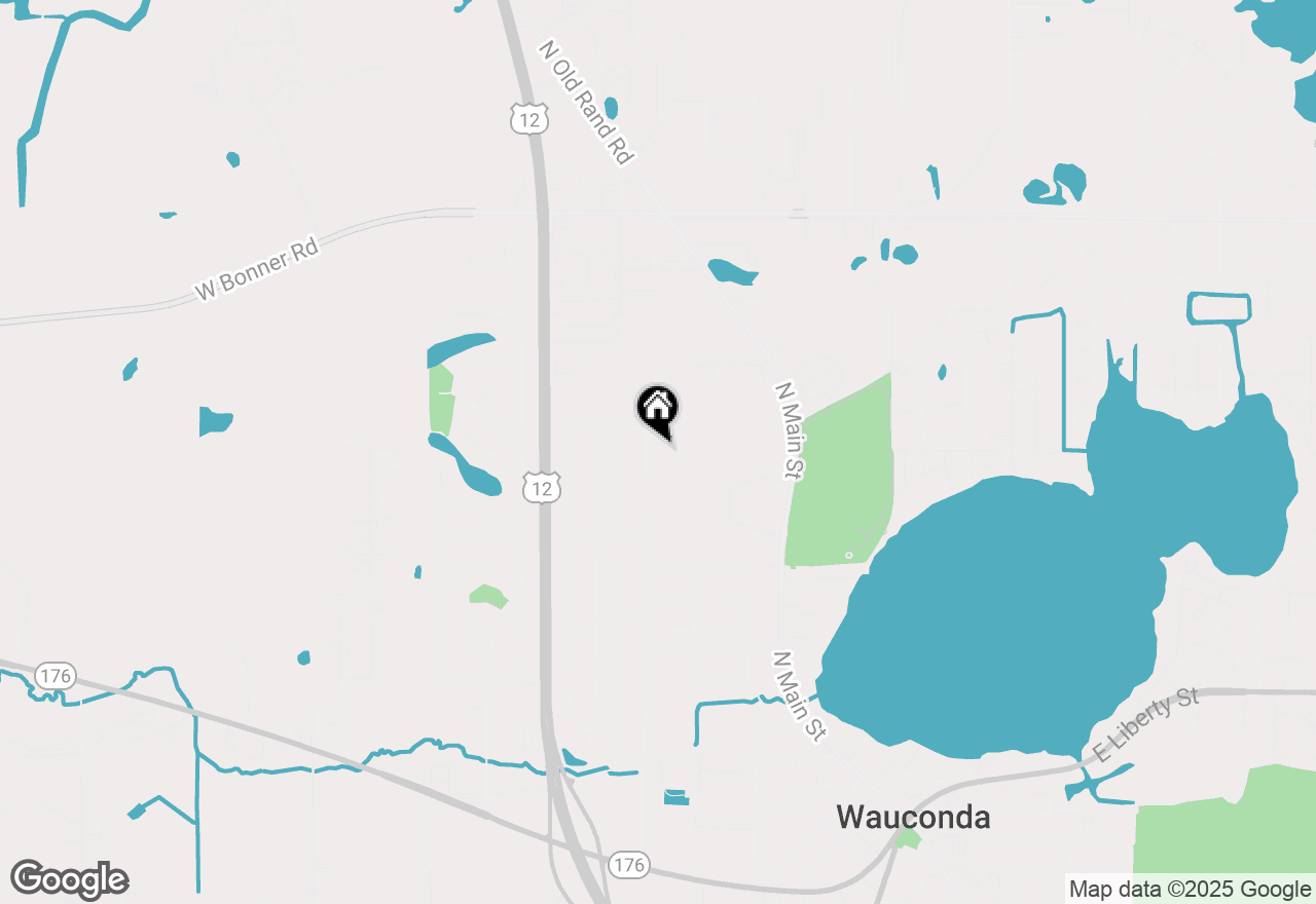 Map of 532 Brown Street, Wauconda, IL 60084