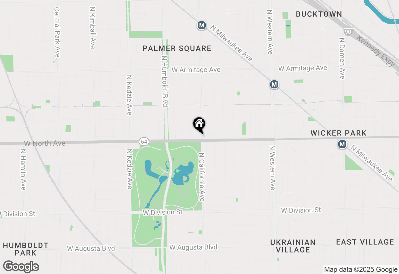 Map of 2808 W North Avenue #4E, Chicago, IL 60647