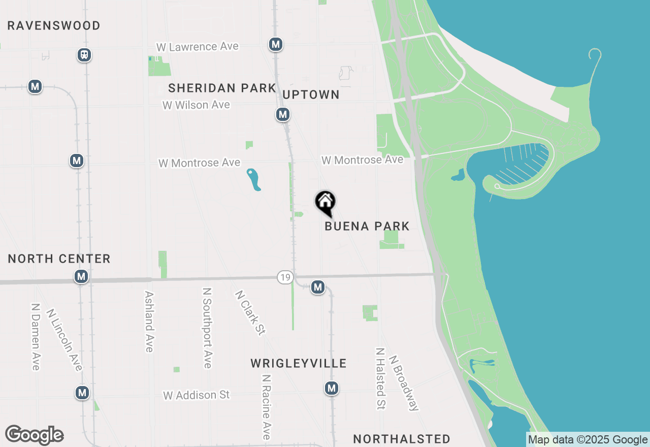 Map of 4145 N Sheridan Road #3W, Chicago, IL 60613