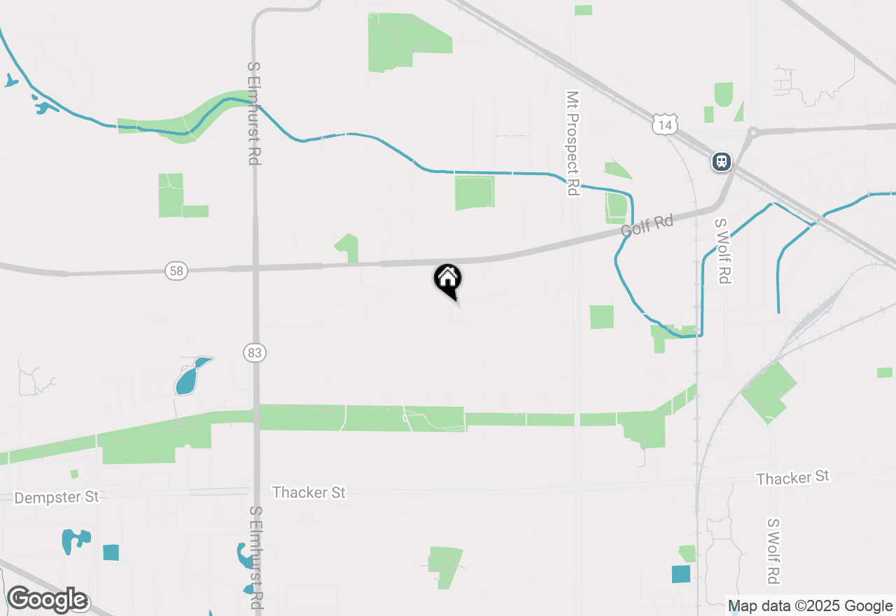 Map of 372 W Brentwood, Des Plaines, IL 60016