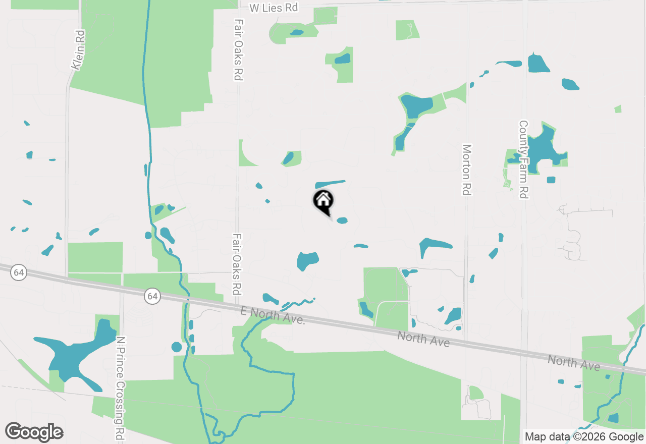 Map of 3N046 Lakeview Court, West Chicago, IL 60185