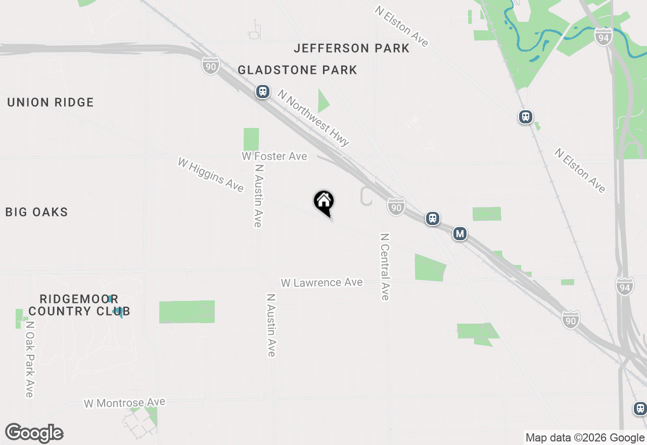 Map of 5753 W Higgins Avenue #2F, Chicago, IL 60630