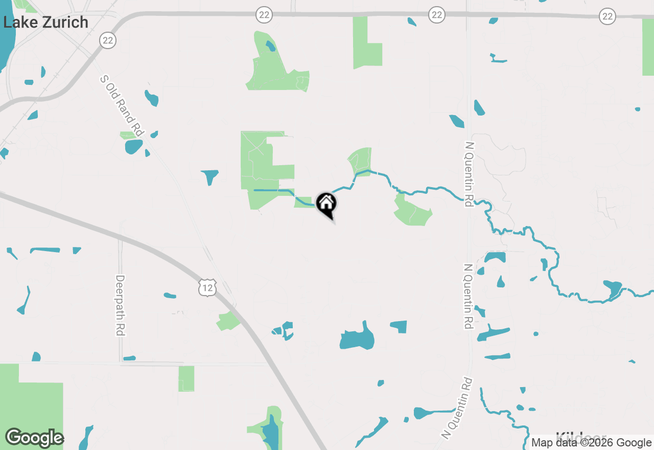 Map of 795 Apache Court, Lake Zurich, IL 60047