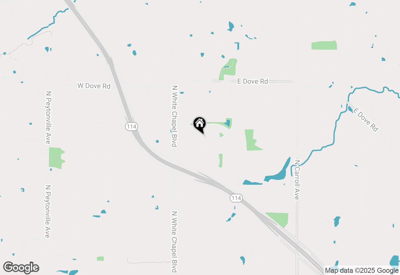 Map of 1824 Riviera Lane, Southlake, TX 76092