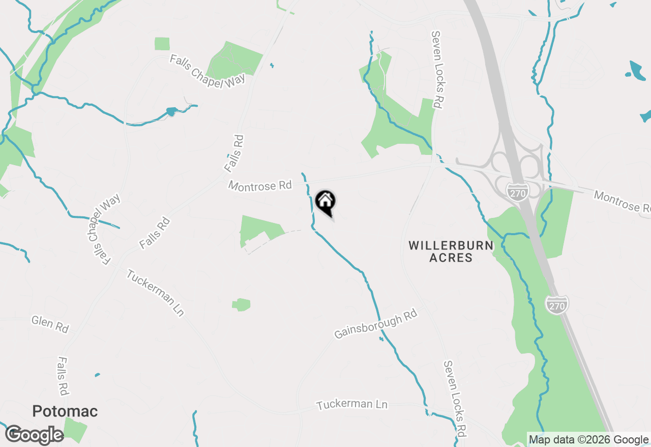 Map of 11705 Devilwood Court, Potomac, MD 20854