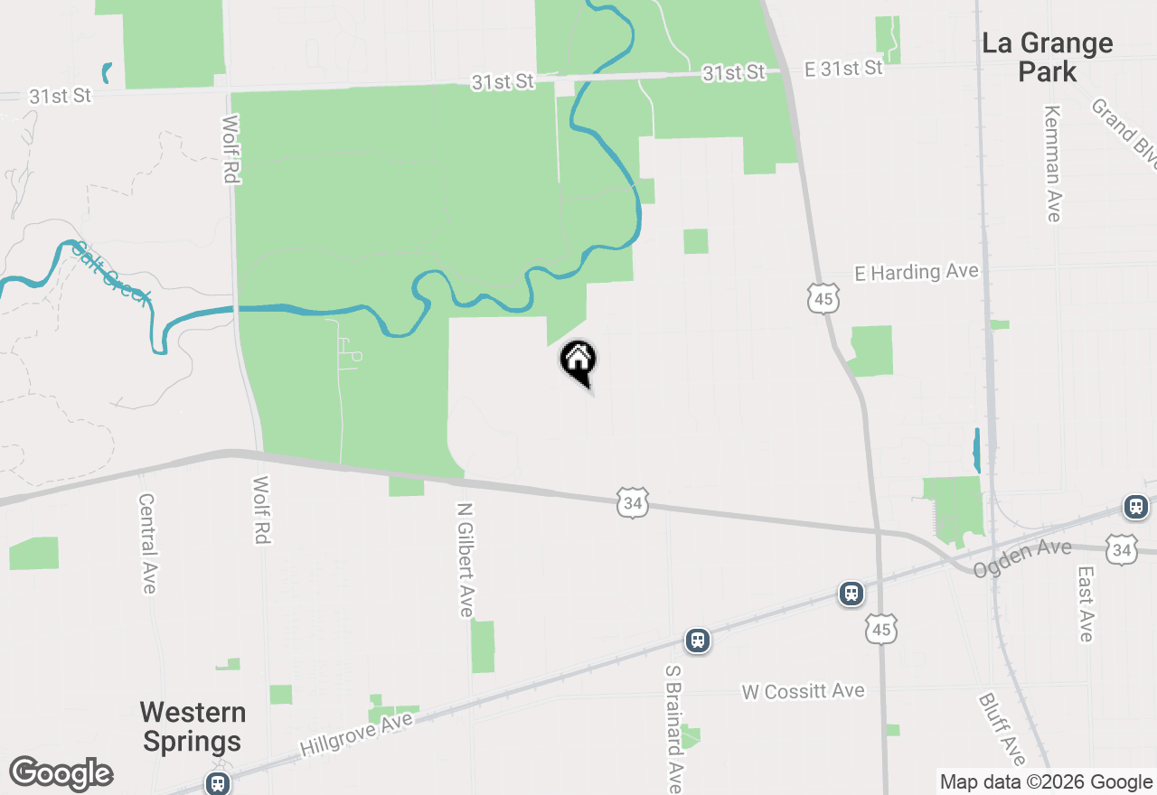 Map of 442 Malden Avenue, La Grange Park, IL 60526